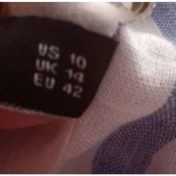 ZAFUL WHITE & BLUE STRIPE HALTER ROMPER SZ.XL EUC. - Picture 8 of 10